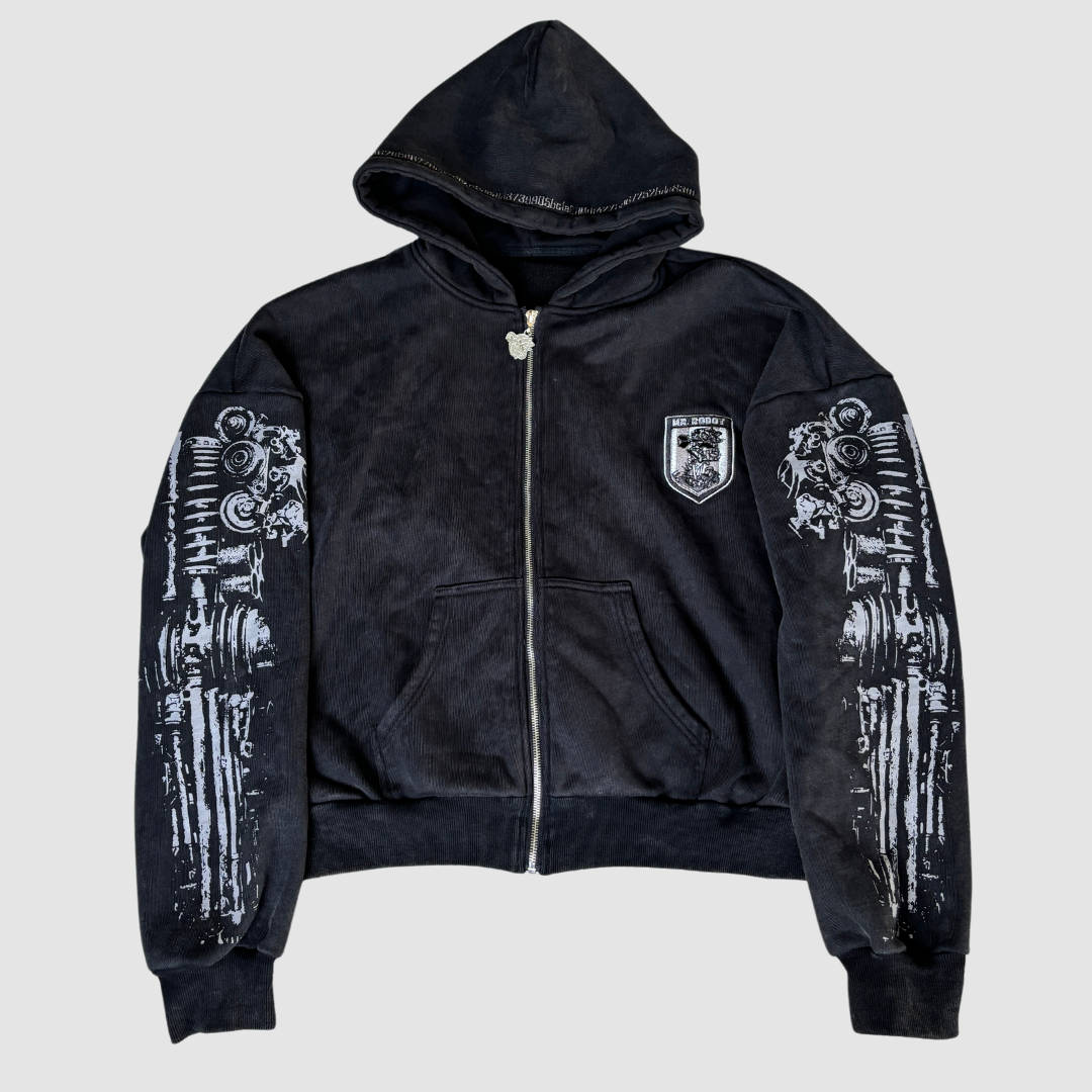 MECHANICAL CORE ZIPPED HOODIE