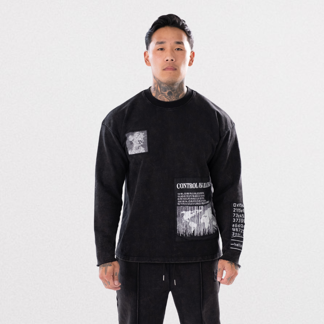 ILLUSION DISTRESS LONG SLEEVE