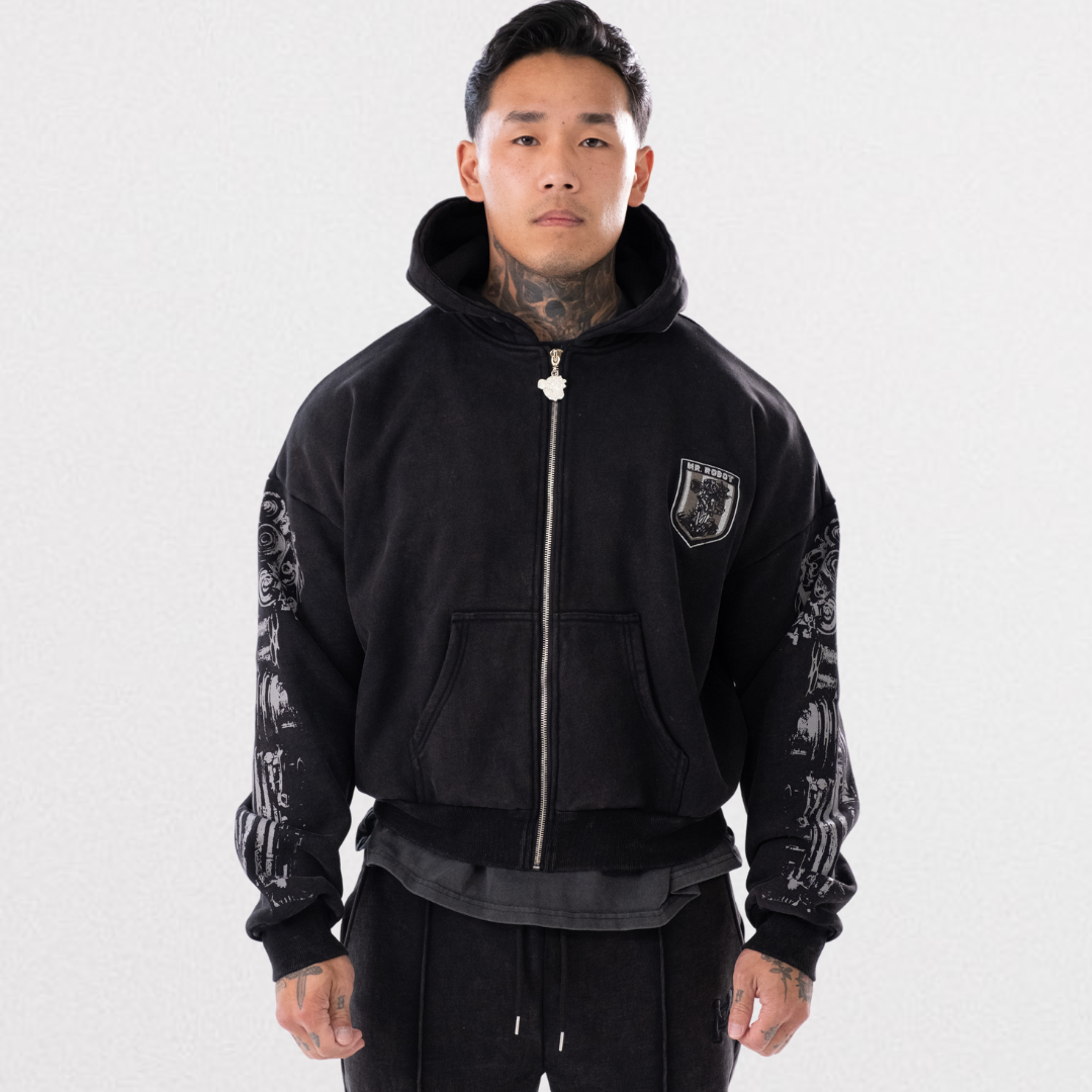 MECHANICAL CORE ZIPPED HOODIE