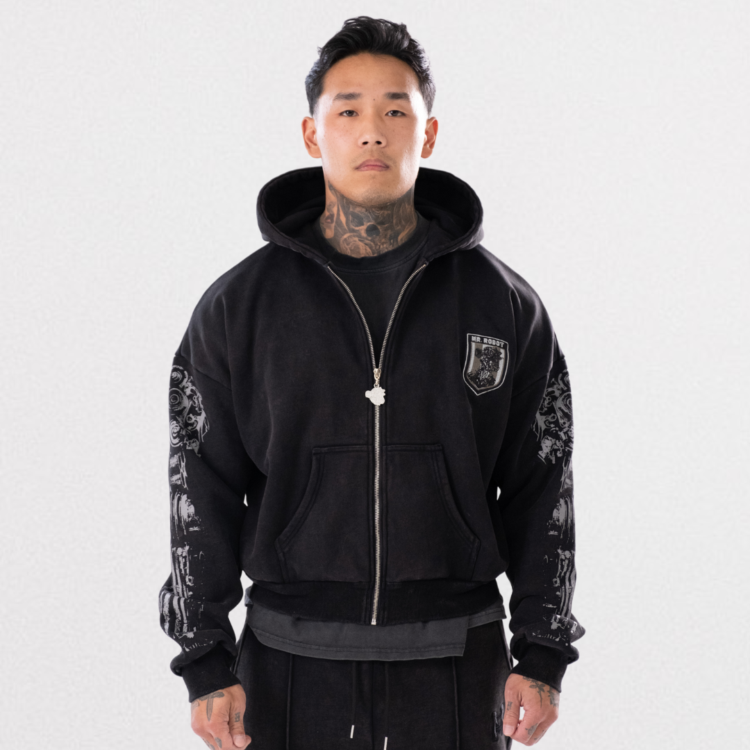 MECHANICAL CORE ZIPPED HOODIE